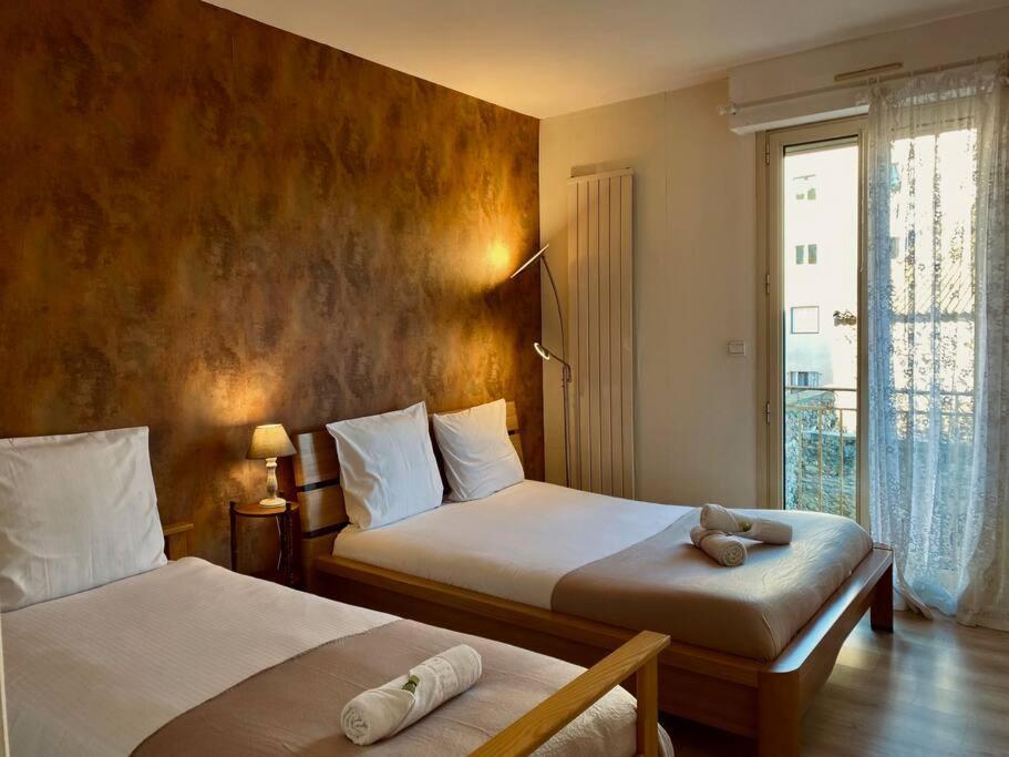 "Georgio" Grand Appartement Traversant Avec Vue Canal Et Parking Sete Exterior photo