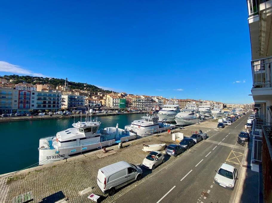 "Georgio" Grand Appartement Traversant Avec Vue Canal Et Parking Sete Exterior photo